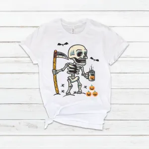 Hot Coffee Skeleton T-Shirt