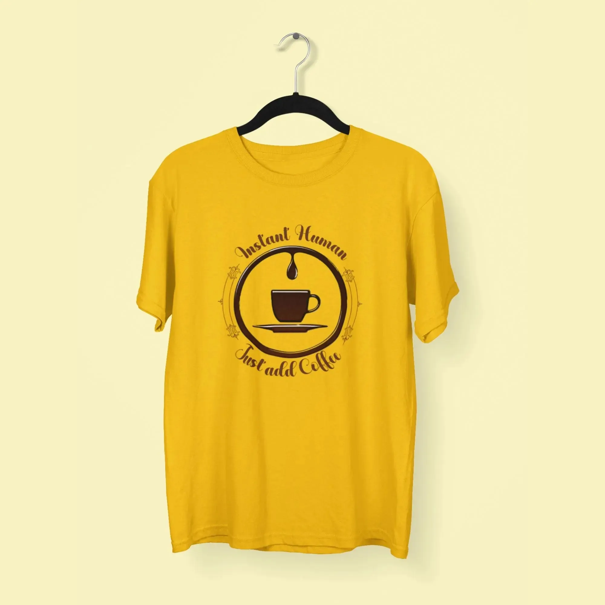 Instant human just add coffee classic t-shirt