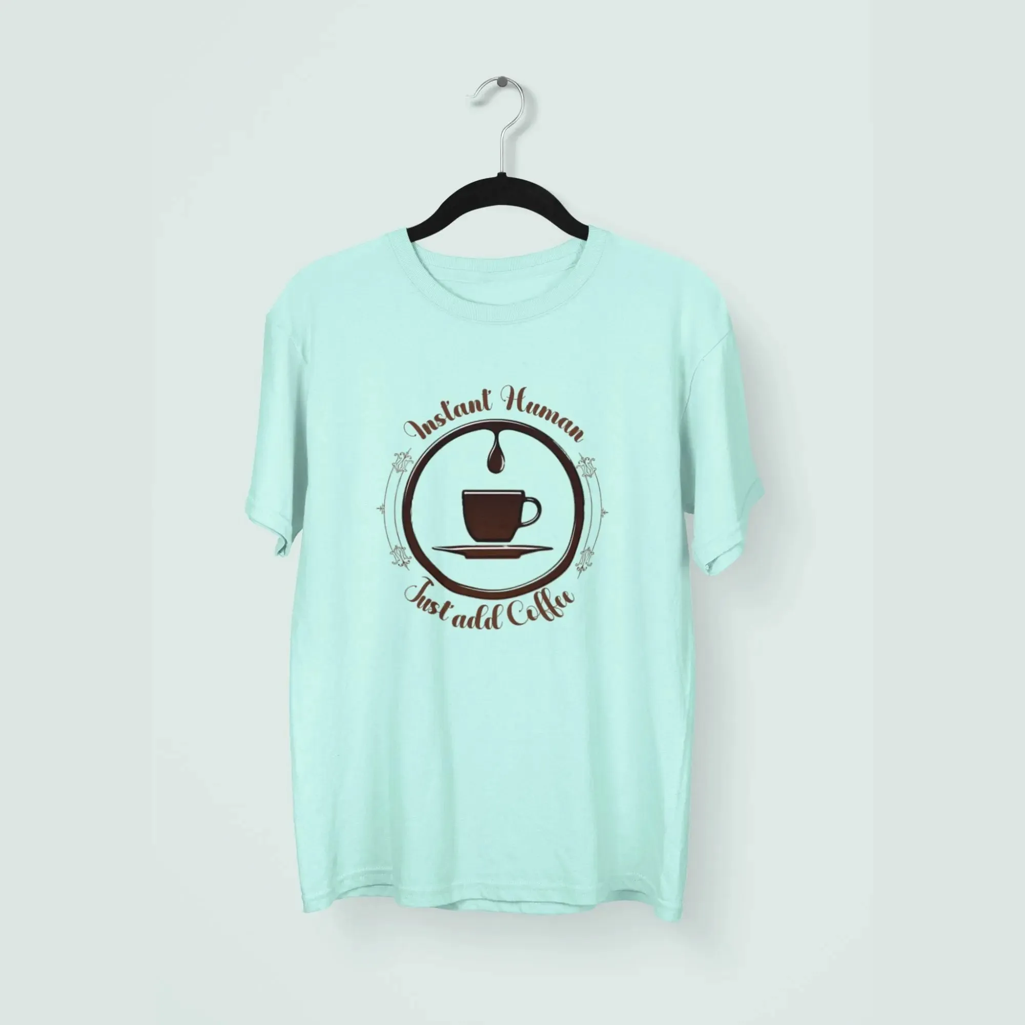 Instant human just add coffee classic t-shirt