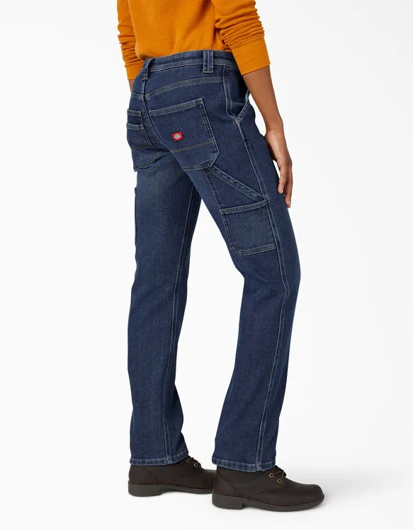 Jeans - Dickies Women’s Warming Temp-iQ® FLEX Denim Carpenter Jeans FD119