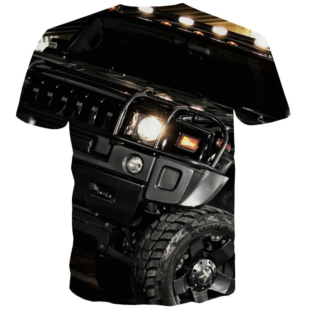 Jeep T-shirt Men Offroad Tshirts Cool car T shirts Funny Short Sleeve Full Print