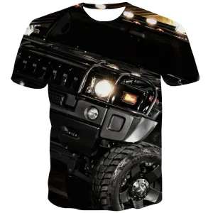 Jeep T-shirt Men Offroad Tshirts Cool car T shirts Funny Short Sleeve Full Print