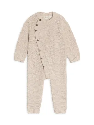 Knit Kimono Romper | Heather Oat