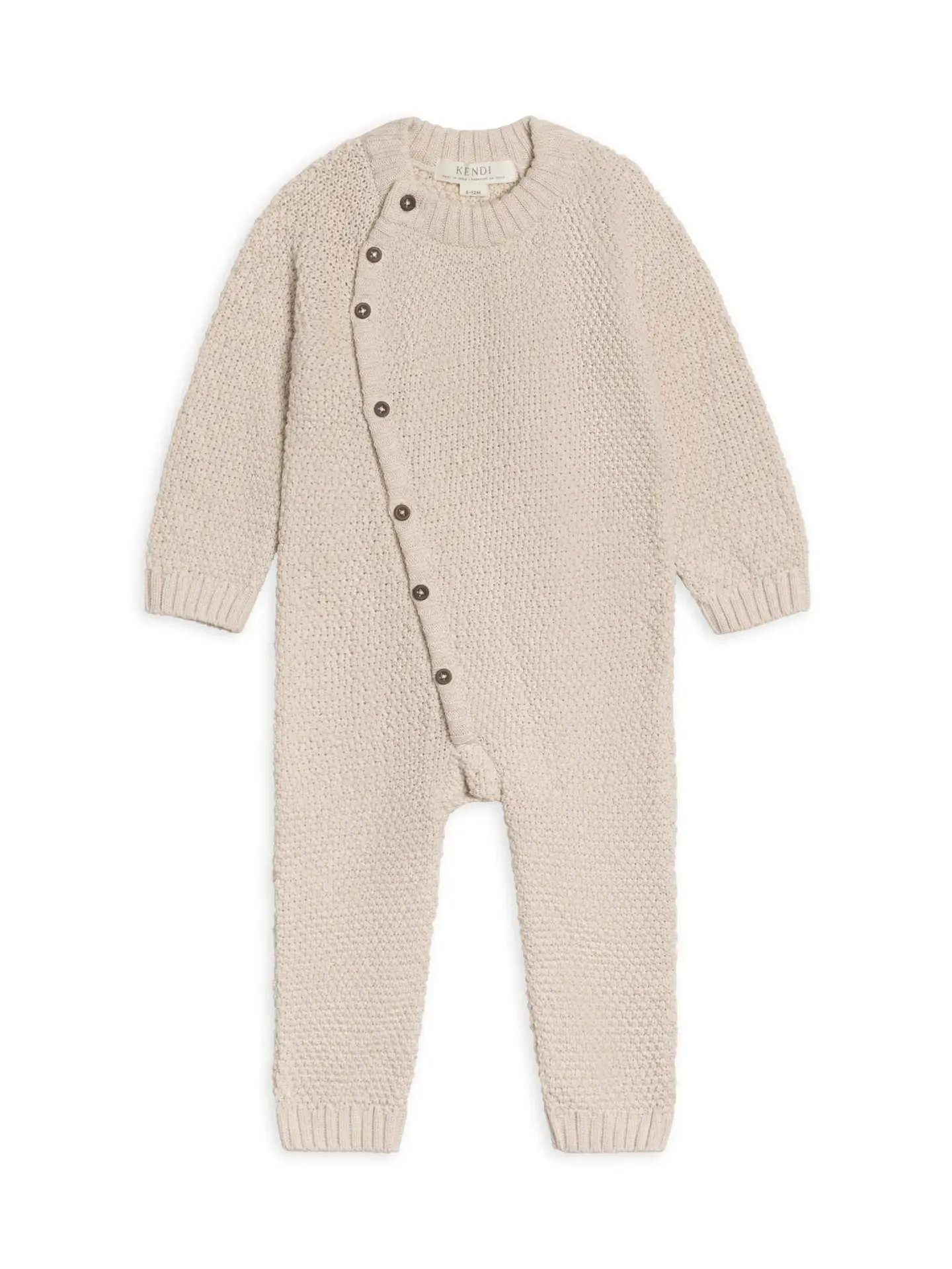 Knit Kimono Romper | Heather Oat