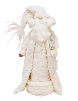 Kringle Santa - Large, Bisque Fur, Ice