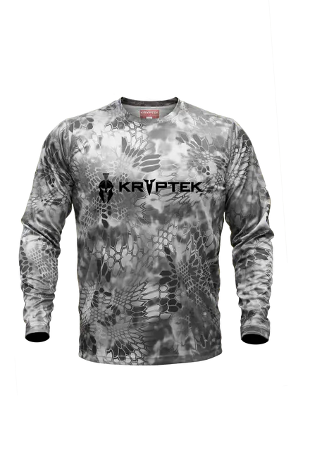 Kryptek Hyperion Long Sleeve Crew w/Logo - Raid