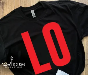 LOVE Couples Valentine's Day Shirt, LO Matching Tees