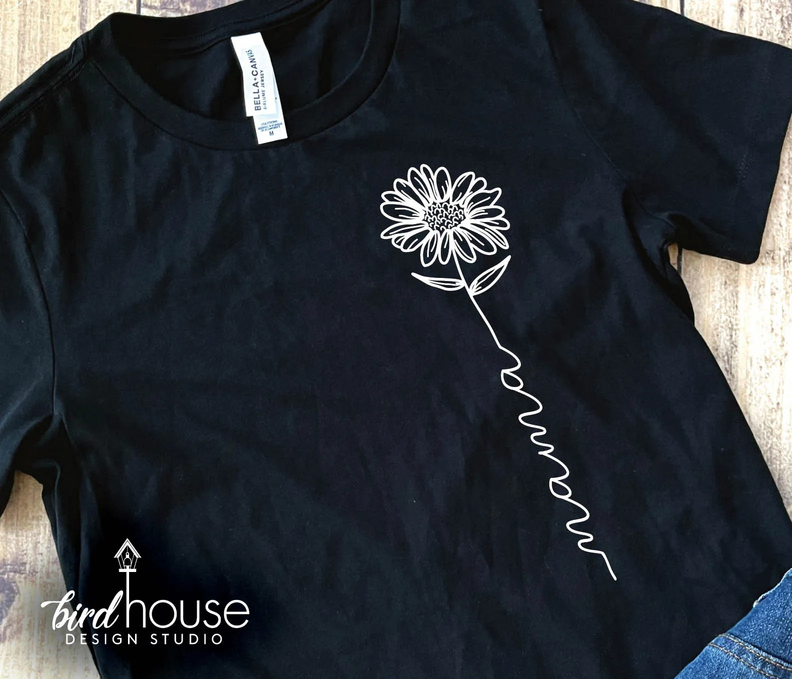 Mama Flower Graphic Tee Shirt