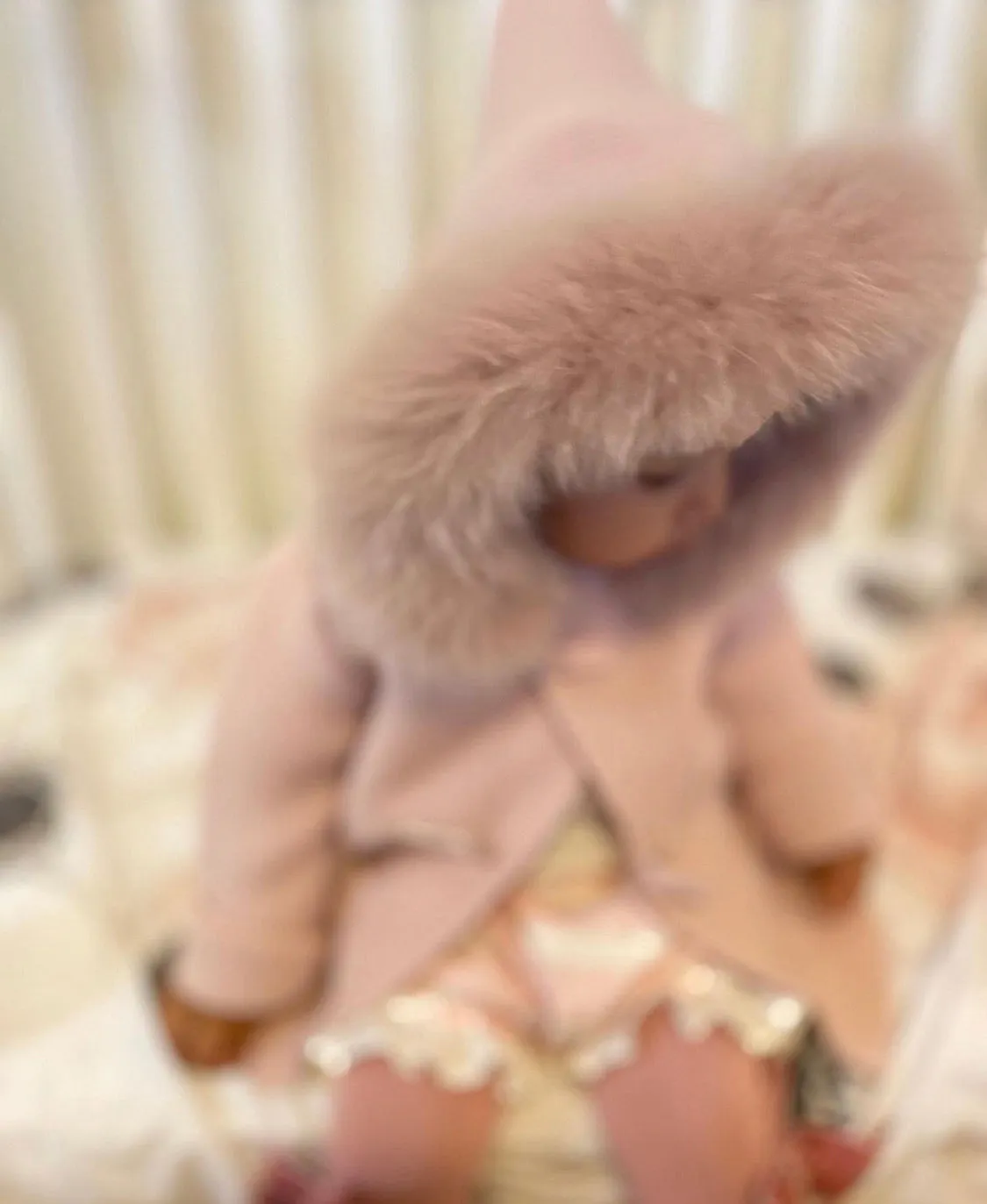 Martin Aranda Knit Jacket with Fur Fox
