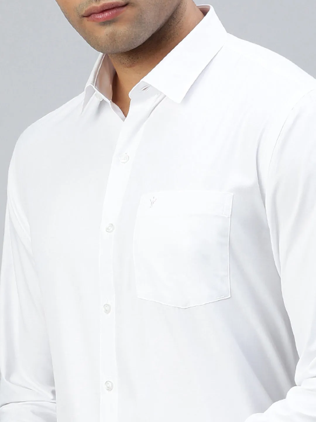 Men Cotton Rich White Shirt Wewin New Plus Size