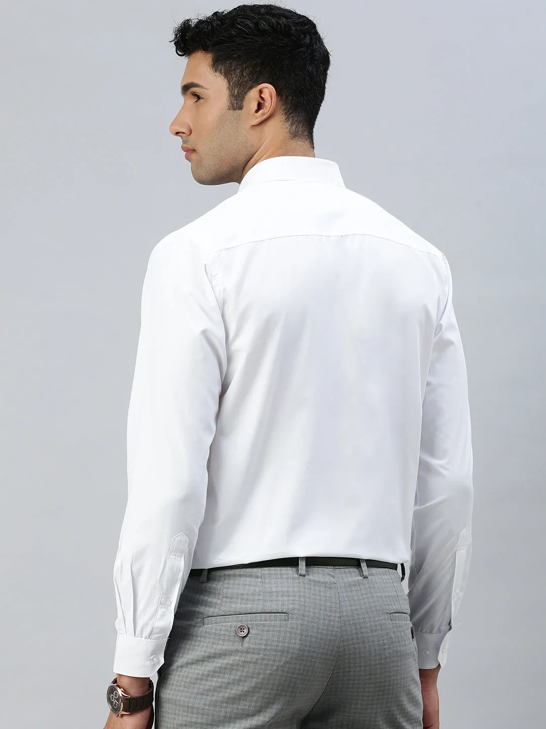 Men Cotton Rich White Shirt Wewin New Plus Size