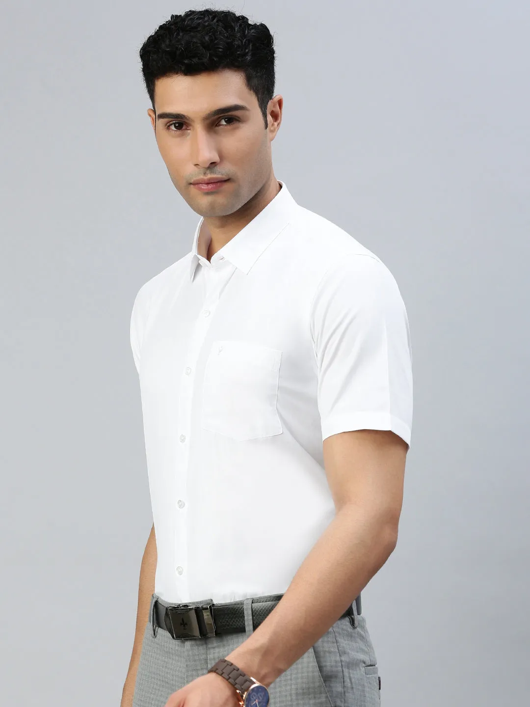 Men Cotton Rich White Shirt Wewin New Plus Size