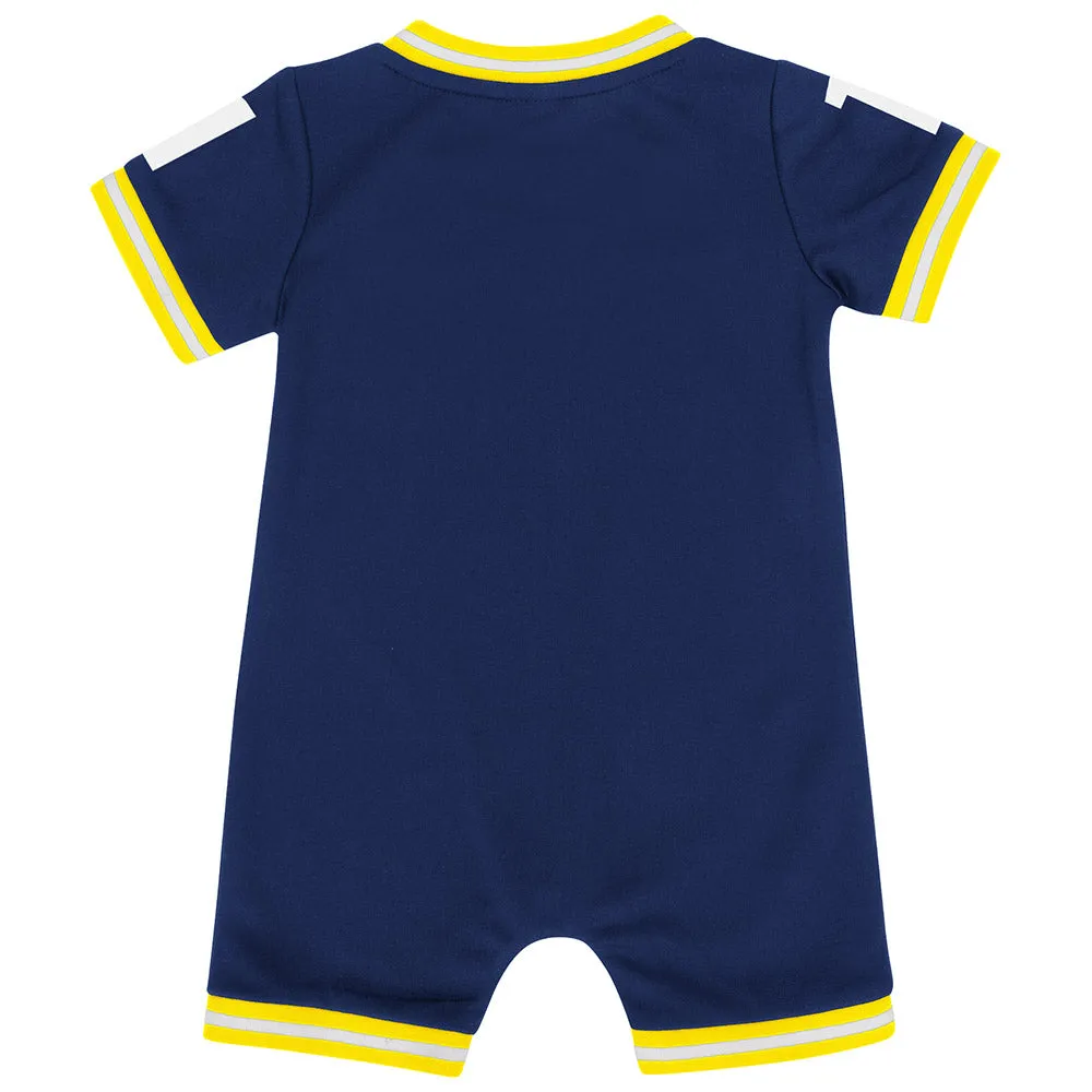 Michigan Baby Boy Runback Romper