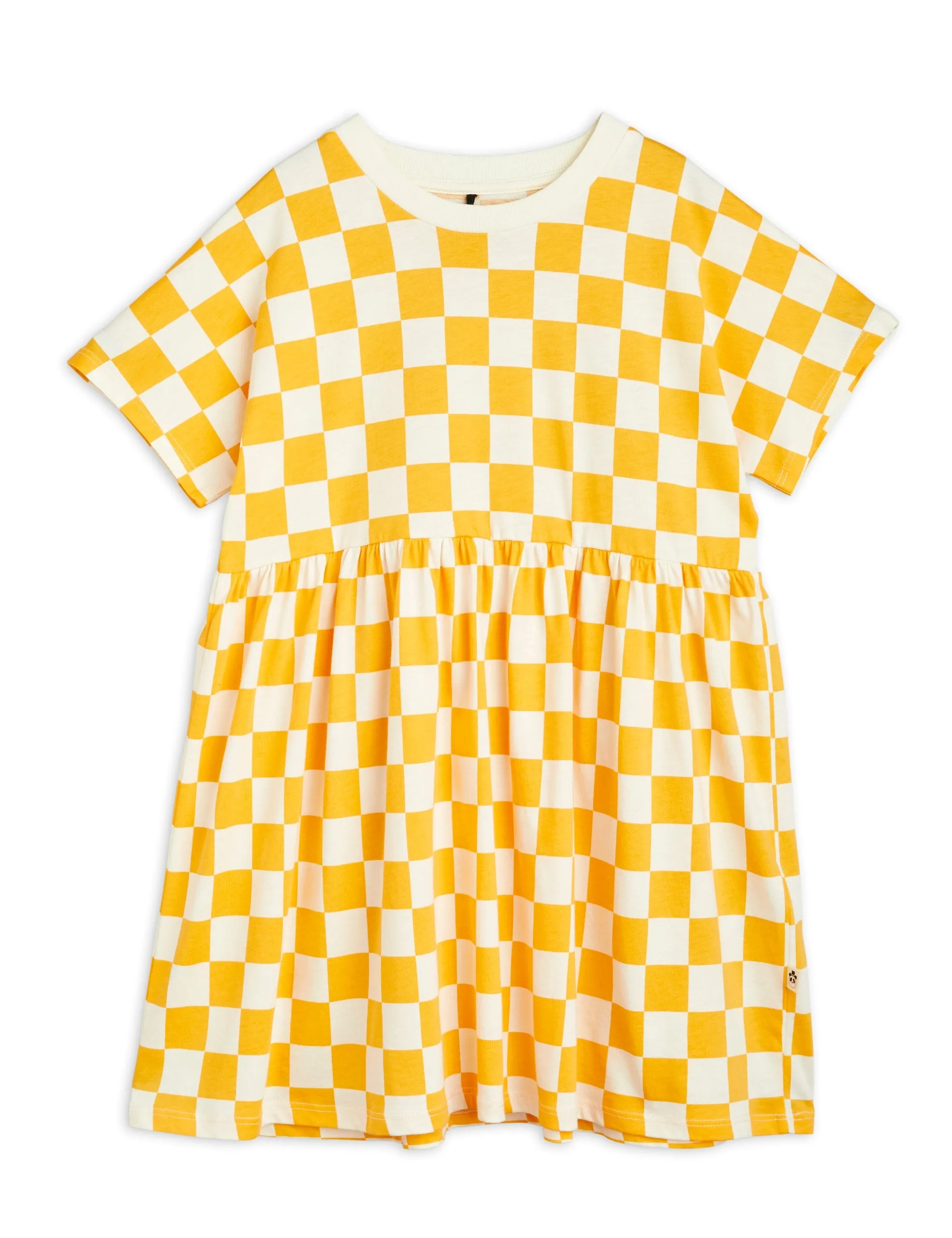 Mini Rodini Chess Check AOP SS Dress
