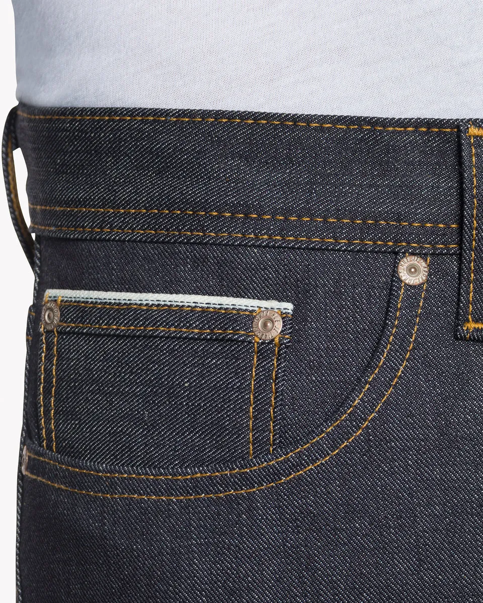 Naked & Famous Weird Guy Regular Tapered Mens Jeans - Left Hand Twill Selvedge / Indigo