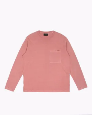 Natural Dyed Block LS Jersey - Brick