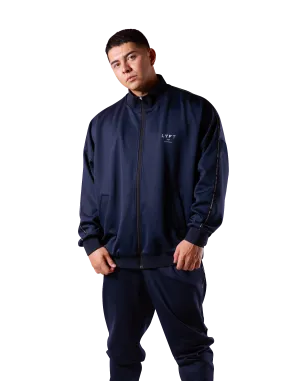 New Flag Oversize Track Jacket - Navy