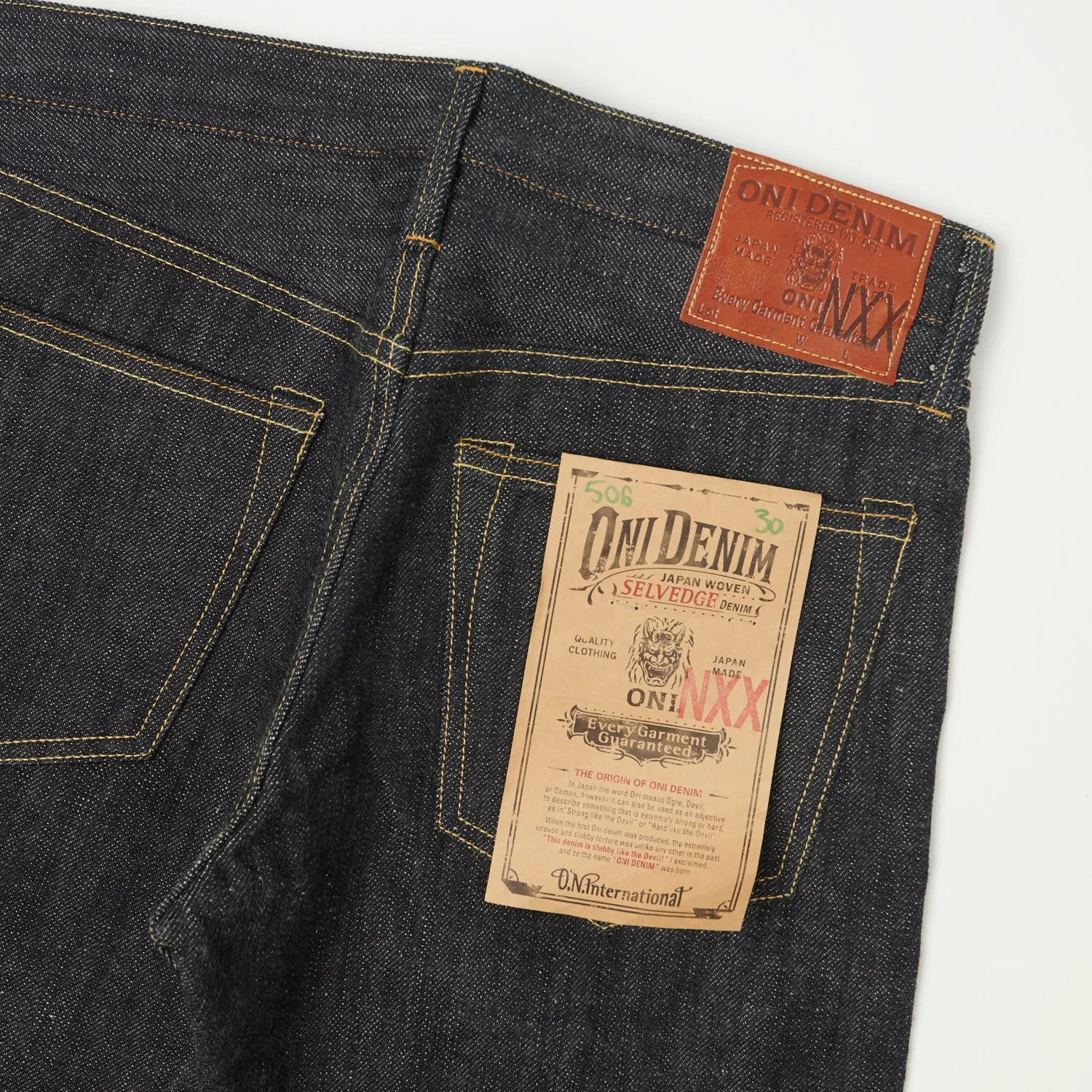 ONI 506NXX 17oz Low Tension Slim Tapered Jean - Raw
