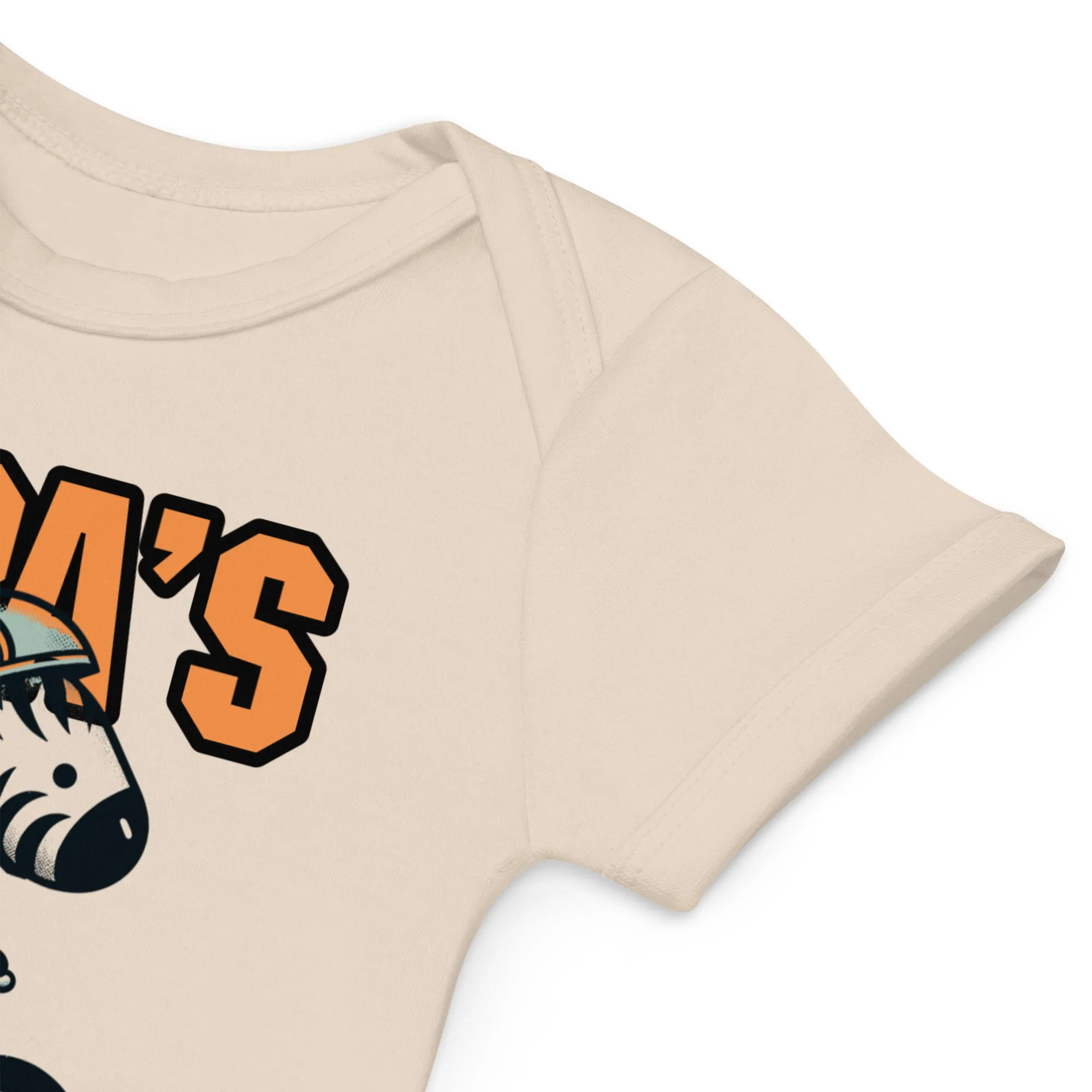 Organic Cotton Baby Bodysuit Papa’s Future Biker