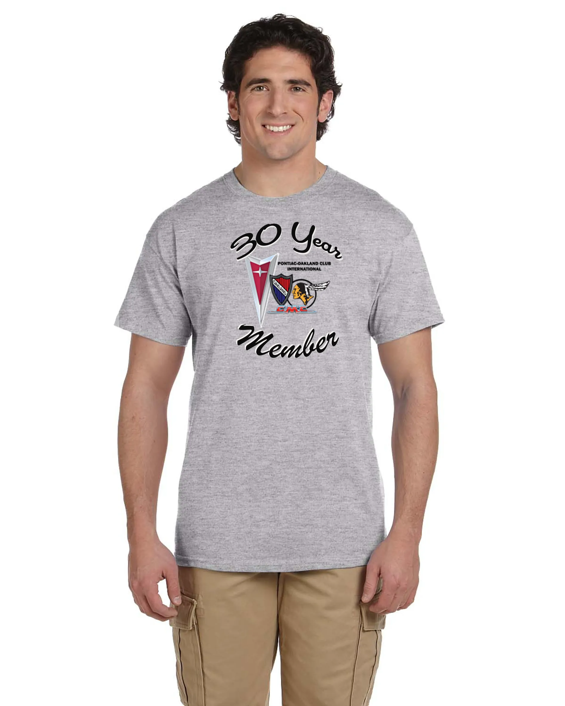 POCI Pontiac Oakland Club International 30 Year Member Anniversary T-Shirt