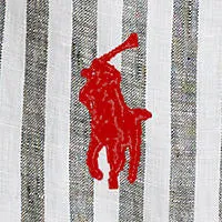 Polo Ralph Lauren - Linen Shirt - Stripe - Olive & White
