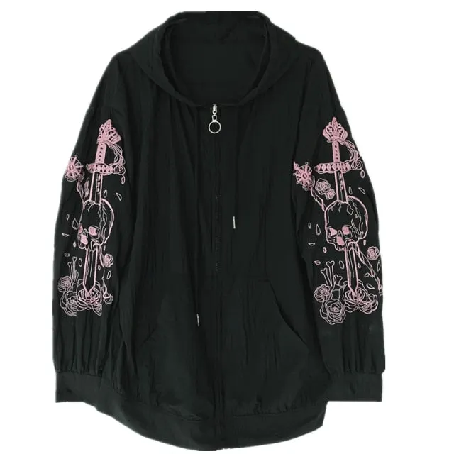 Preppy Style Baseball jacket | Long Sleeve Streetwear Coat | Street Style Black Harajuku |Korean Hooded | Japanese Art Style Hoodie