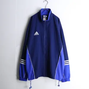 "adidas" blue track jacket