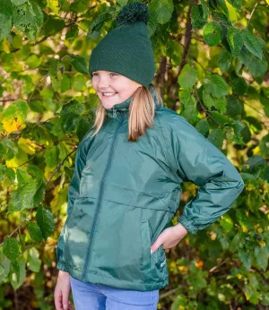 Result Core Kids Micro Fleece Lined Jacket | Bottle Green
