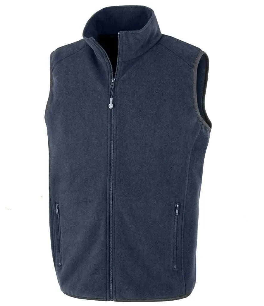 Result Genuine Recycled Polarthermic Fleece Bodywarmer | Navy
