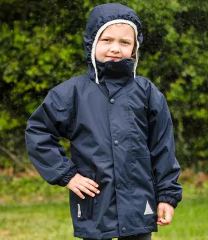 Result Kids/Youths Fleece Lined StormDri 4000 Jacket | Navy/Navy