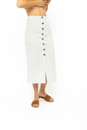 Rusty Coastal Midi Skirt