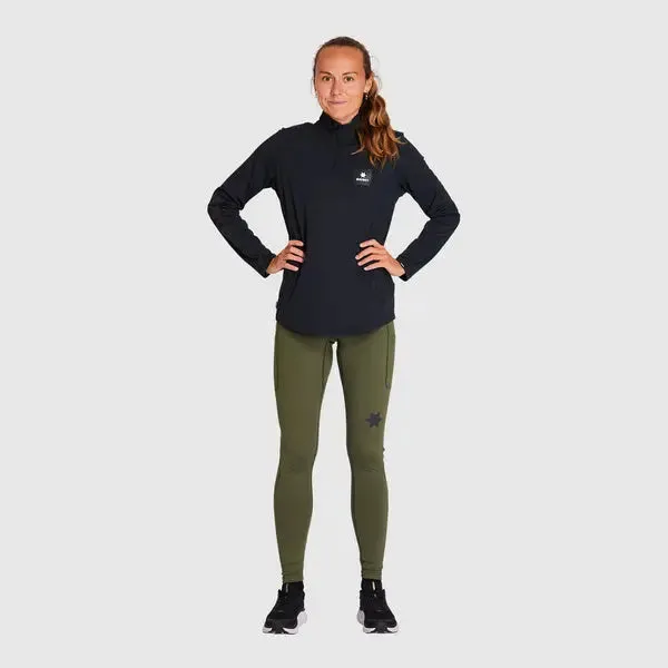 Saysky | Blaze Half Zip | Lightweight Fleece | Dames | Black