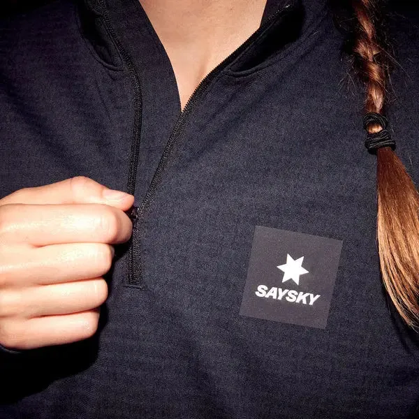 Saysky | Blaze Half Zip | Lightweight Fleece | Dames | Black