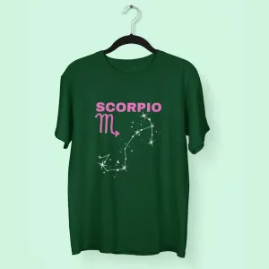Scorpio Round Neck Half Sleeve Classic T-Shirt
