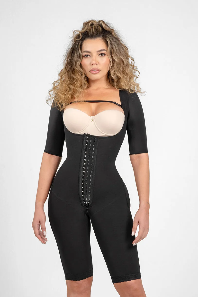 Sleeves Bodysuit Black
