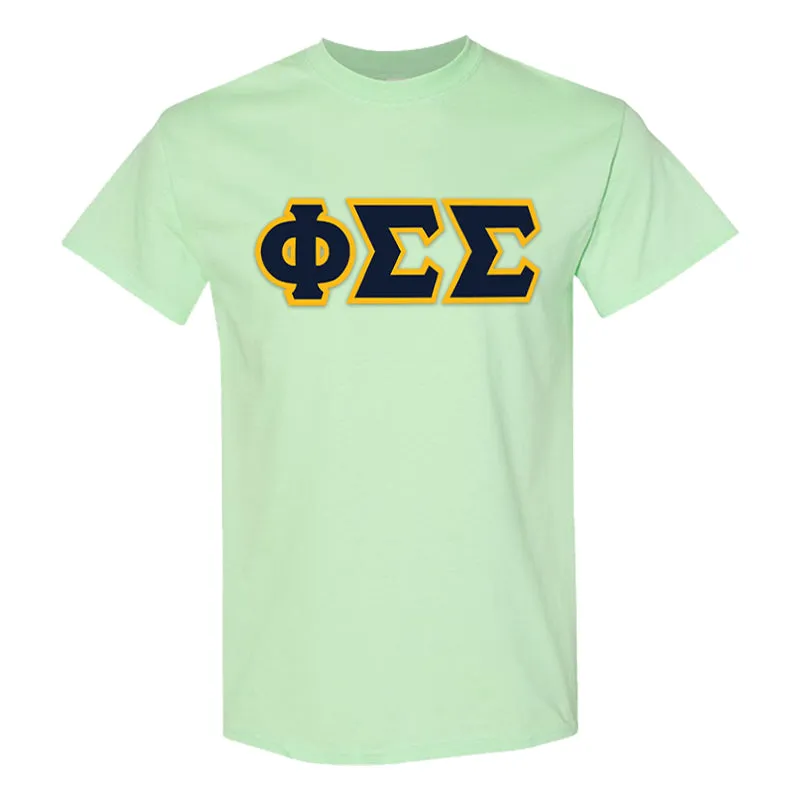 Sorority Lettered T-Shirt - TWILL