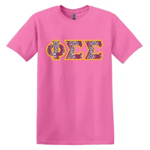 Sorority Lettered T-Shirt - TWILL