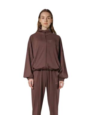 Stretch Wide Track Jacket 2 - Brown