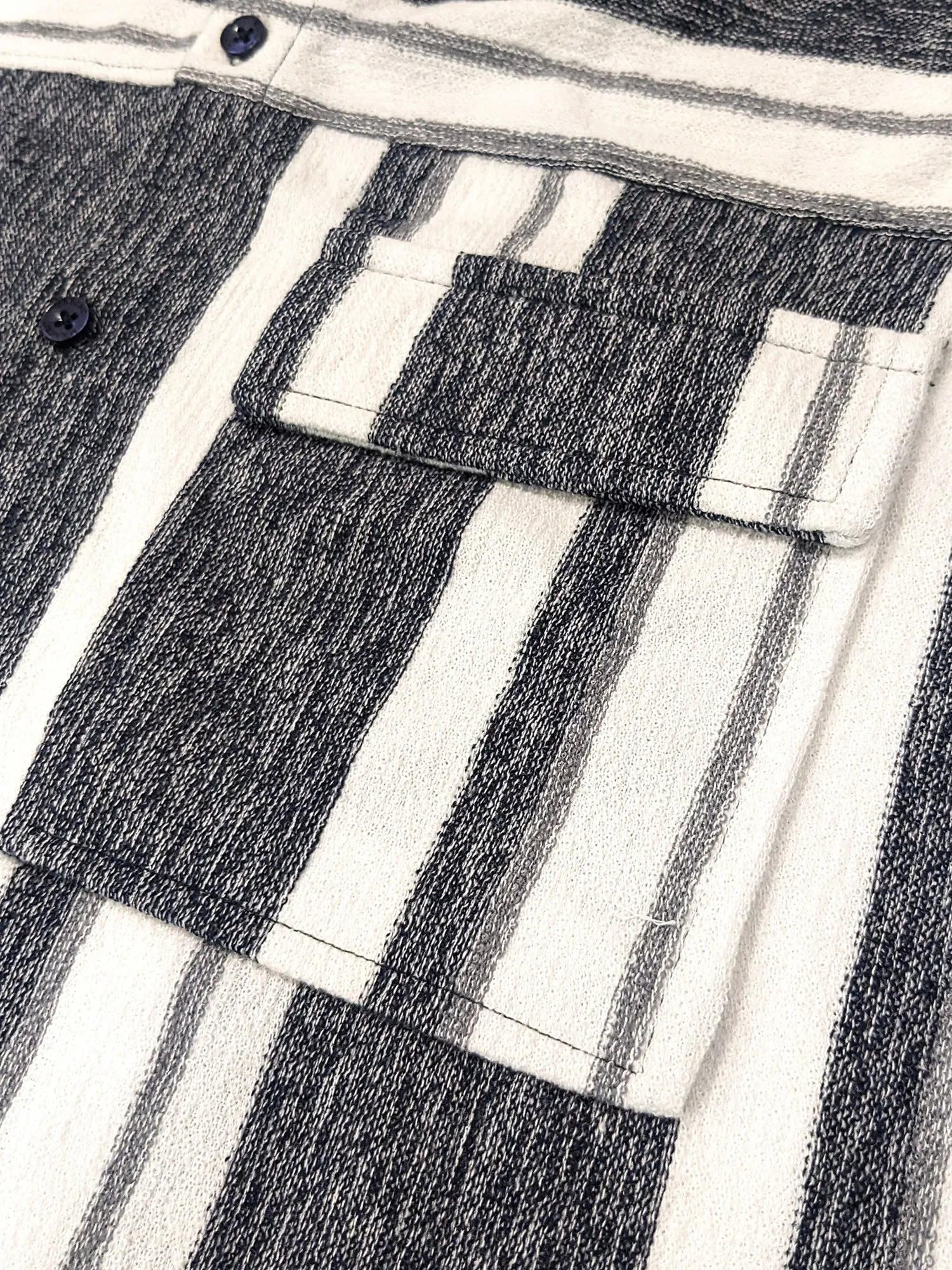 Striped Black Full Sleeve Shirt