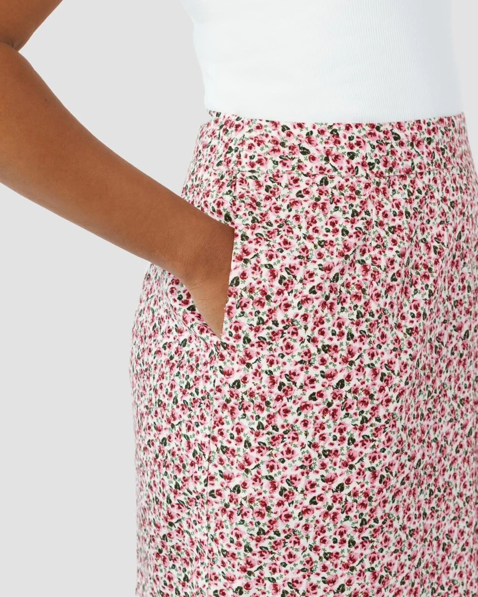 The Cascade Skirt In Pink | Pink