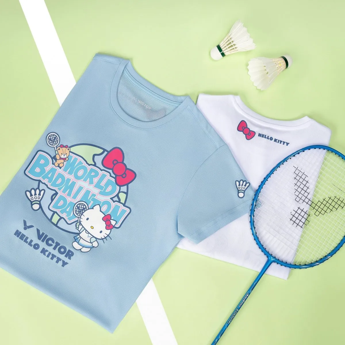 Victor Hello Kitty T-Shirt T-KT301 I (Pink)