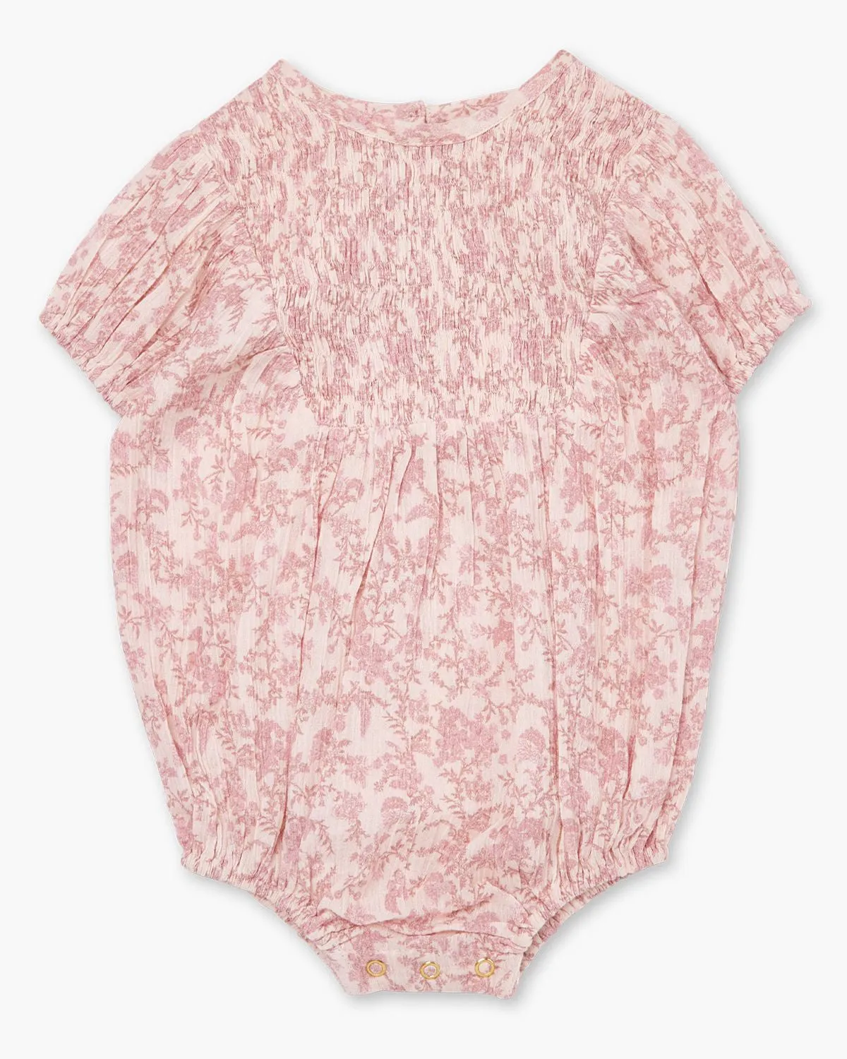 Walnut Matilda Romper WHIMSY PINK