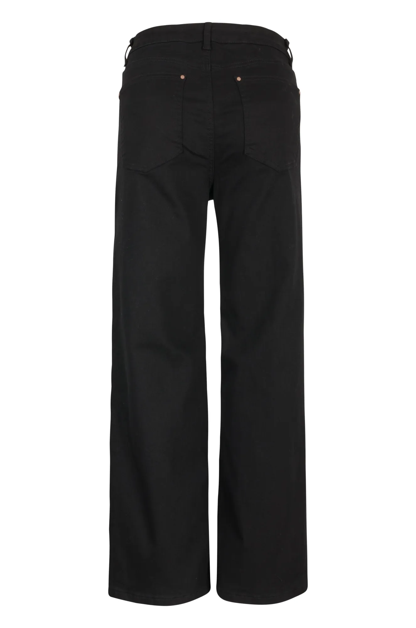 Wide leg Coloured Denim Short Jeans | BLACK | 6908AR