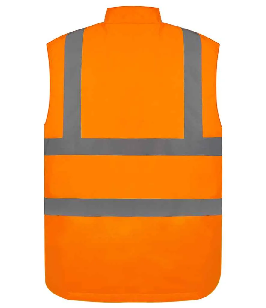 Yoko Two Tone Bodywarmer | Orange/Navy