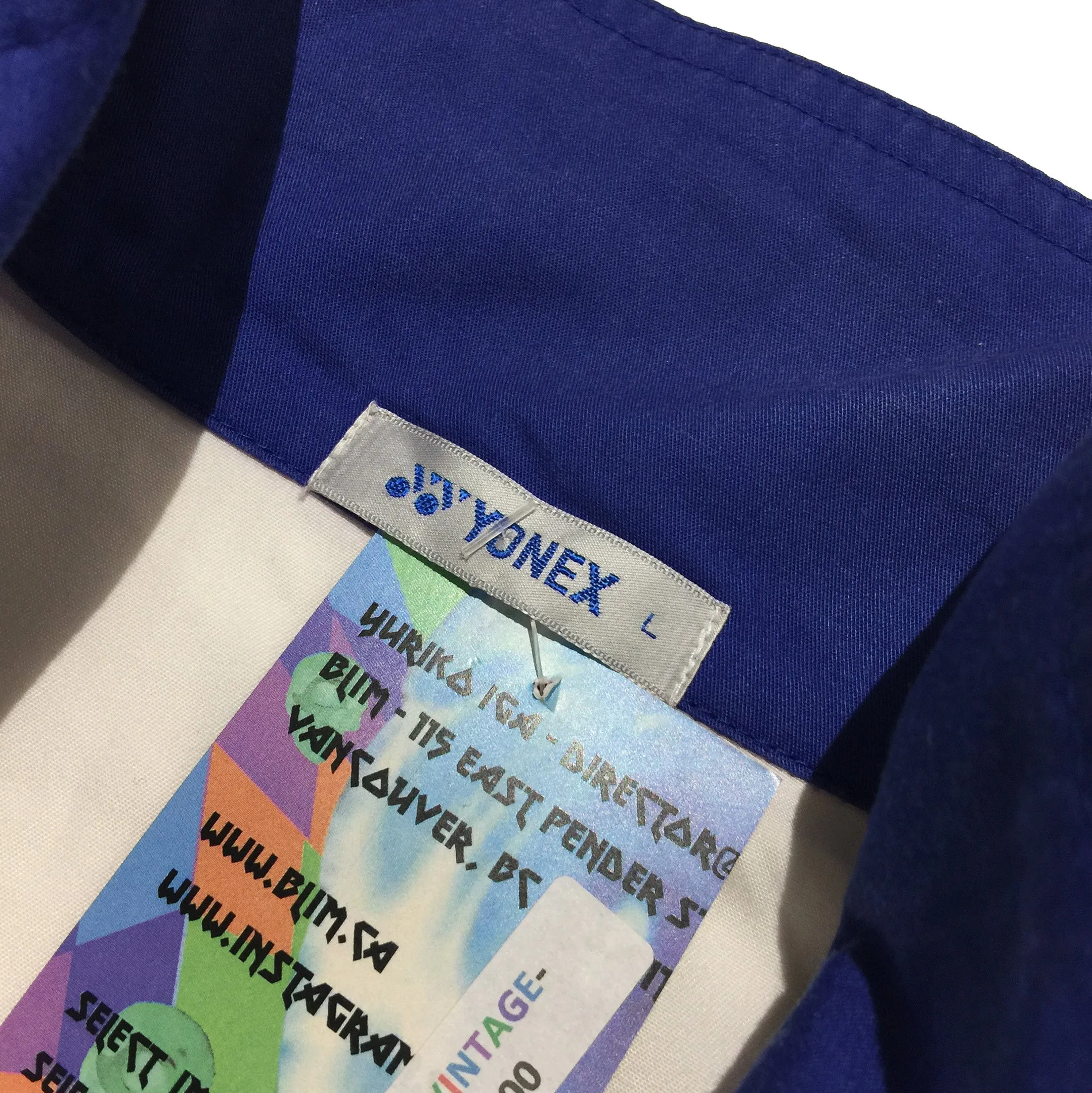 Yonex "A Winning Touch" White, Red, and Blue Track Jacket